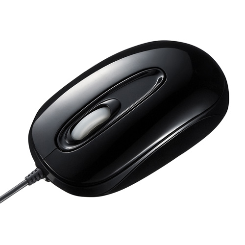 有線光学式マウス（ブラック）[MA-128HUBK],サンワサプライ